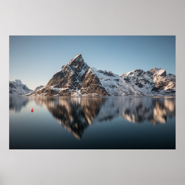 Lofoten Mountain Poster (Framsidan)