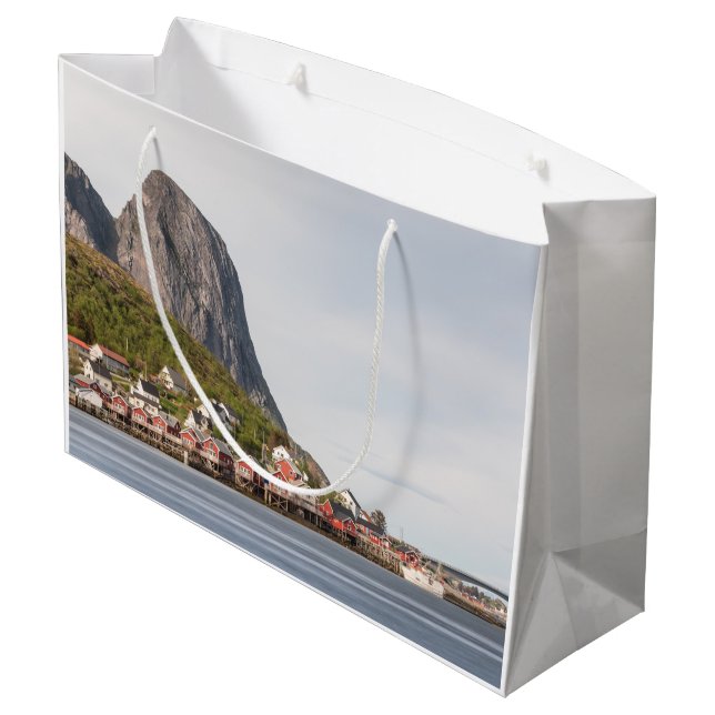 Lofoten Norge (Baksidan Vinklad)