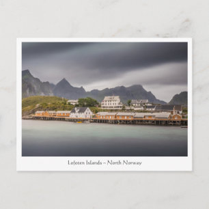 Lofoten Norge Fishing Village Vykort