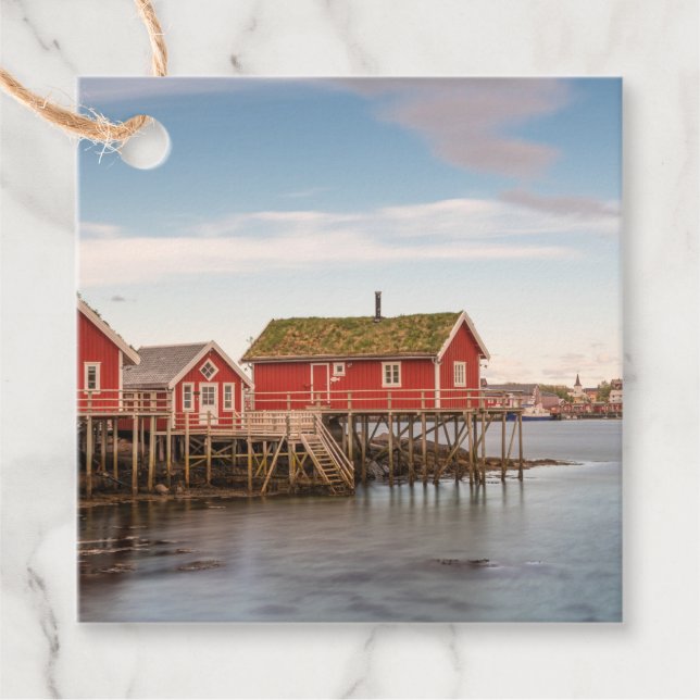 Lofoten Norge Gåvor Etiketter (Framsida)