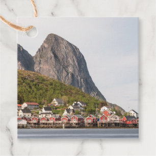 Lofoten Norge Gåvor Etiketter