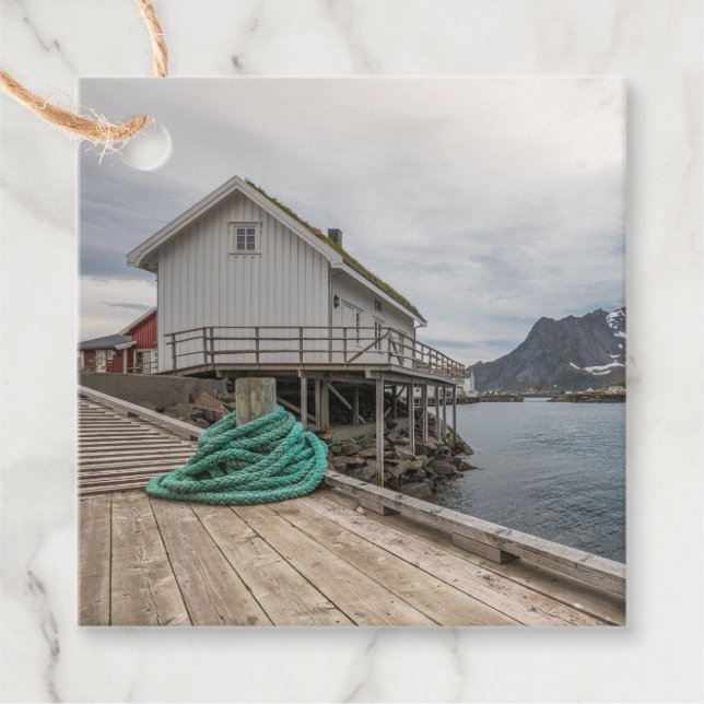 Lofoten Norge Gåvor Etiketter (Framsida)