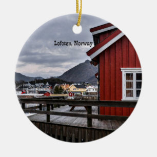 Lofoten, Norge Julgransprydnad Keramik