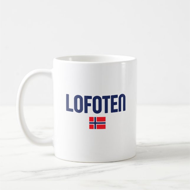 LOFOTEN-Norge Kaffemugg (Vänster)