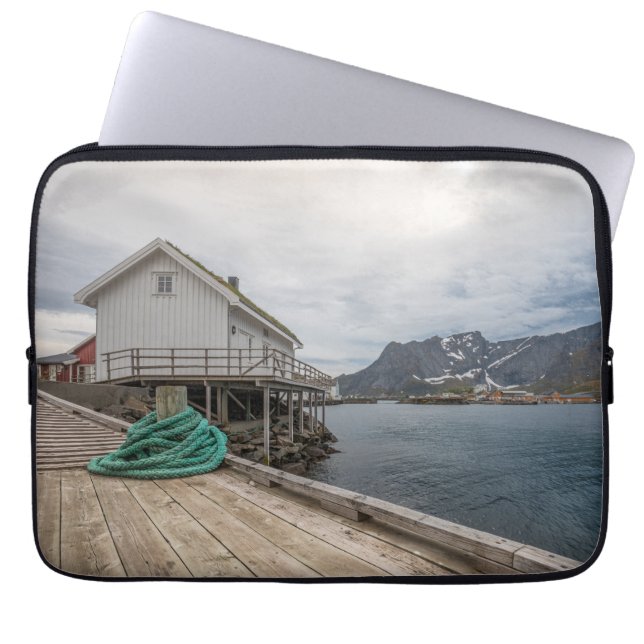 Lofoten Norge Laptop Fodral (Framsidan)
