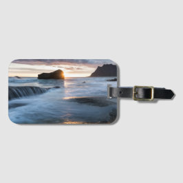 Lofoten Norge Midnight Sol Bagagebricka