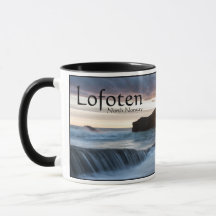 Lofoten Norge Midnight Sol