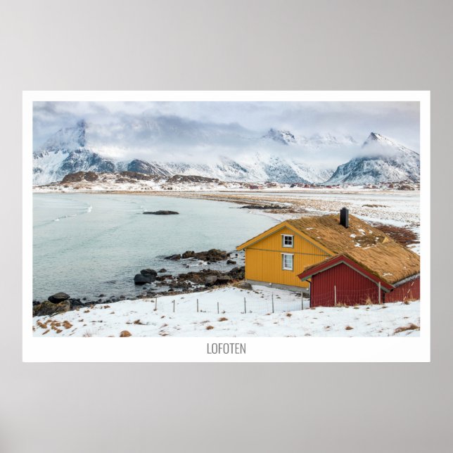 Lofoten, Norge Poster (Framsidan)