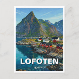 Lofoten Norge Travel Vykort
