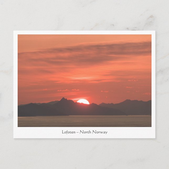 Lofoten Norge Vykort (Framsida)