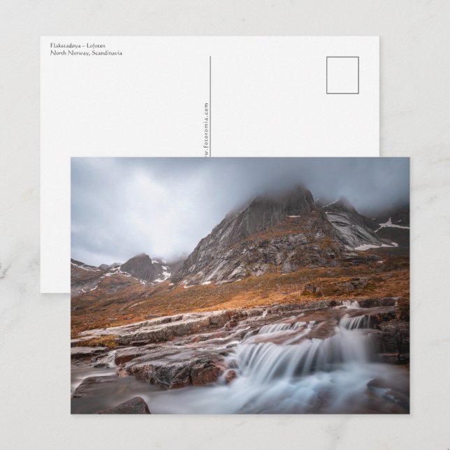 Lofoten Norge Vykort (Fram/baksida)