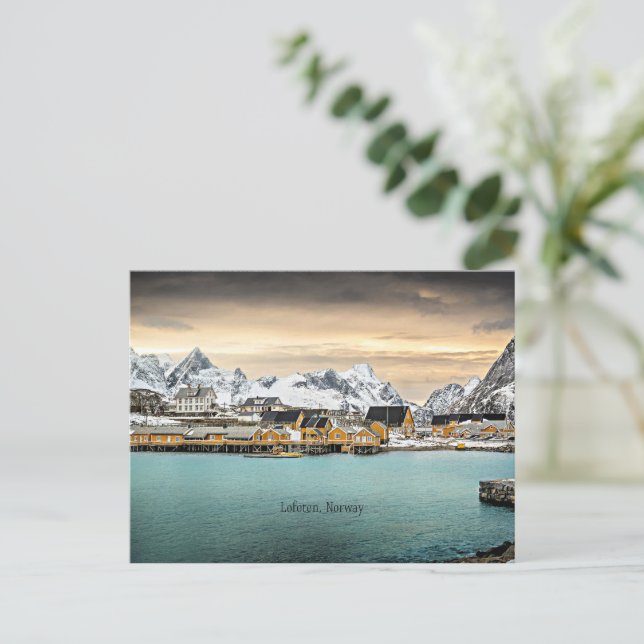 Lofoten, Norgens scenbild Vykort (Stående Fram)