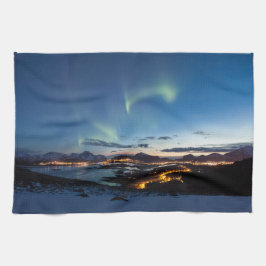 Lofoten Northern Ljus Kökshandduk