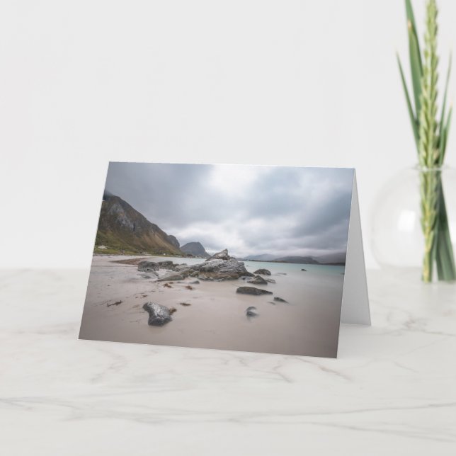 Lofoten Ramberg Beach Kort (Framsida)