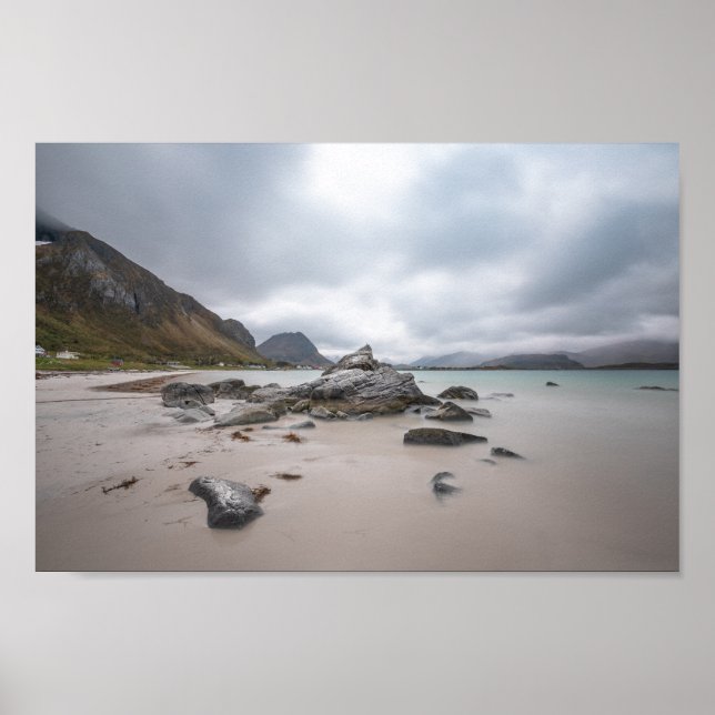 Lofoten Ramberg Strand Poster (Framsidan)
