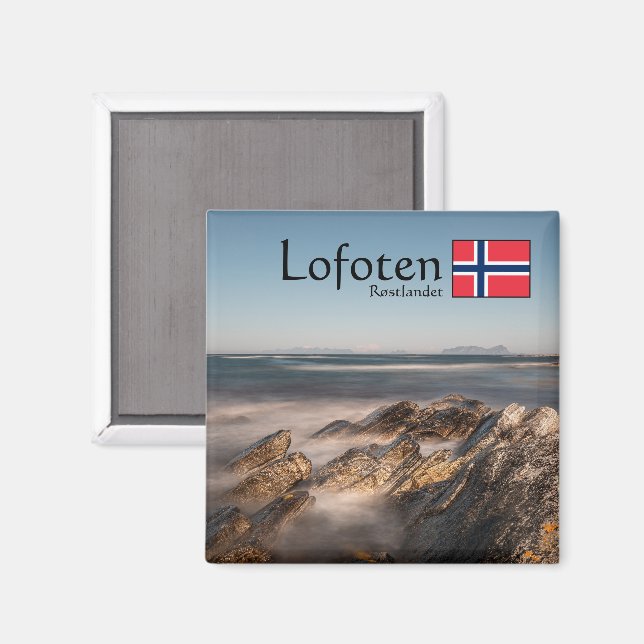Lofoten Rost Souvenir Magnet (Front/Back)