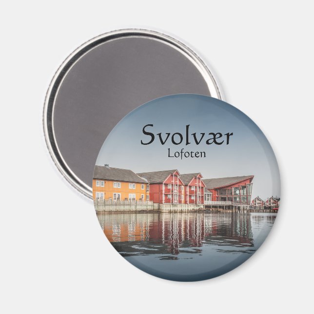 Lofoten Souvenir Magnet (Front/Back)