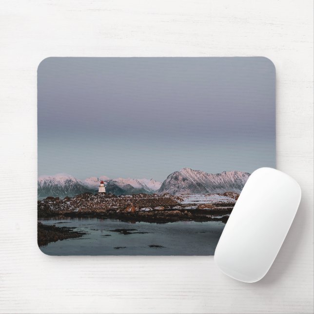 Lofoten vuurtoren musmatta (Med mus)
