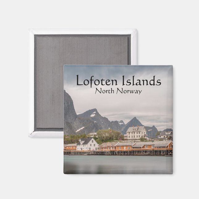 Lofotenöarna Norge Magnet (Front/Back)