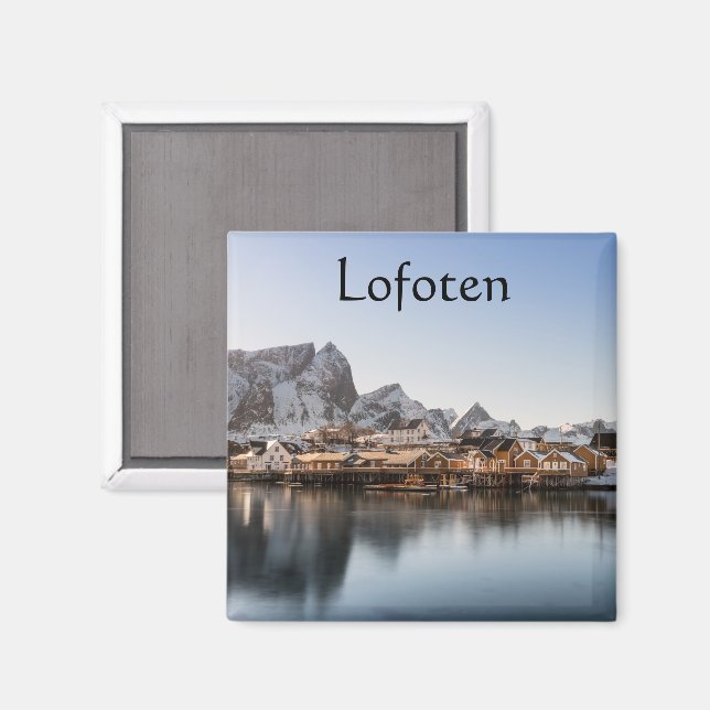 Lofotenöarna Norge Magnet (Front/Back)