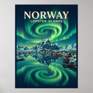 Lofotenöarna Norge Poster