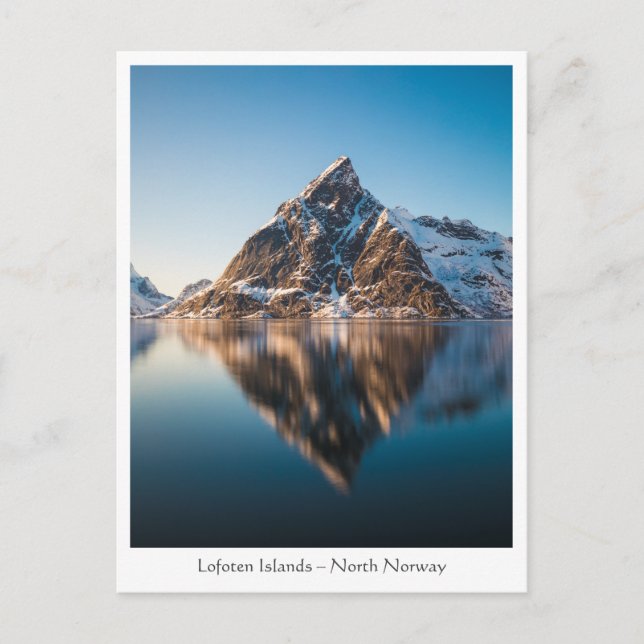 Lofotenöarna Norge vykort (Framsida)