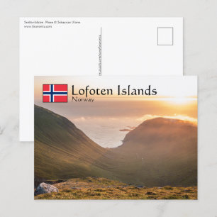 Lofotenöarna Norge vykort