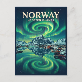 Lofotenöarna Norge Vykort