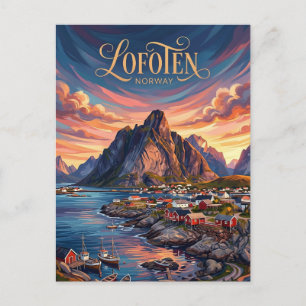 Lofotenöarna Norge Vykort