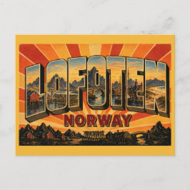 Lofotenöarna Norge Vykort