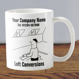 Loft Convers Tecknad to Personalize Kaffemugg