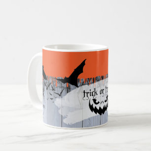 Loft-design för halloween fest "Treat eller Trick" Kaffemugg