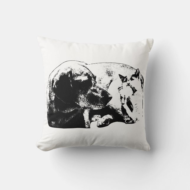 Loft Lugn - Hund och katt Kudde (Framsida)