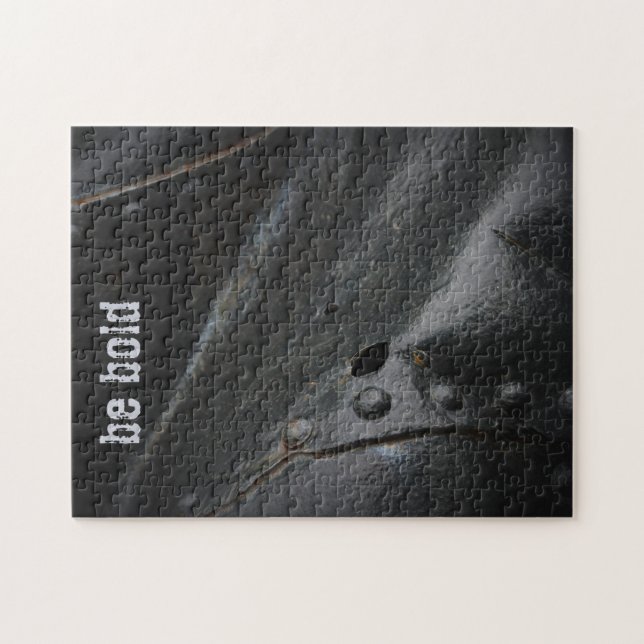 Loft stil minimalistisk svart metall pussel (Horisontell)