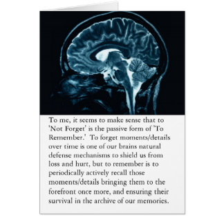 Löfte att minnas hälsningskort