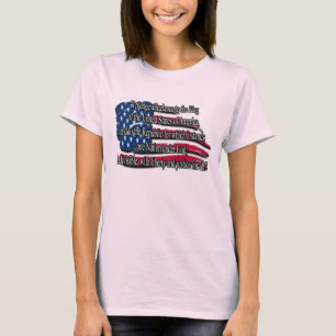 LÖFTE AV den patriotiska utslagsplatsen för TROH T-shirt