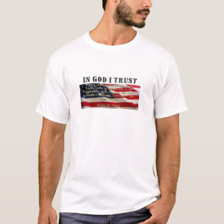 Löfte av trohet. Förtroende i God. Tee Shirt