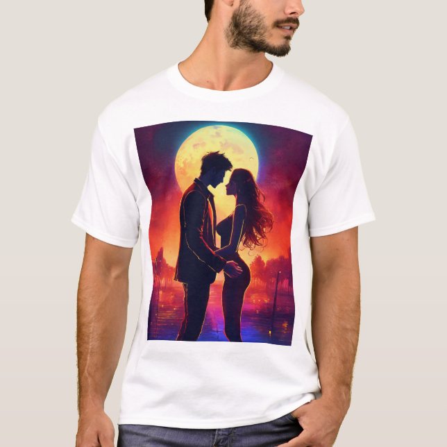 Löfte i månsken. t shirt (Framsida)