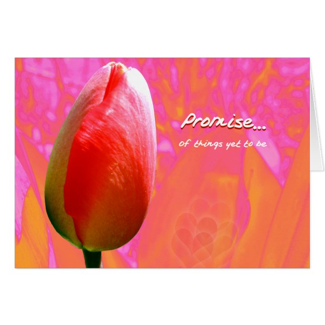 Löfte II Hälsningskort (Framsidan Horizontal)