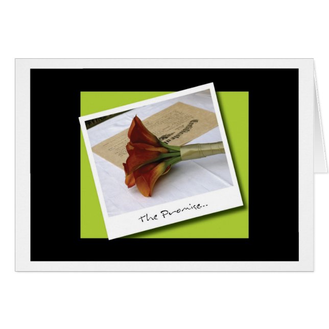 Löftekortet… Hälsningskort (Framsidan Horizontal)