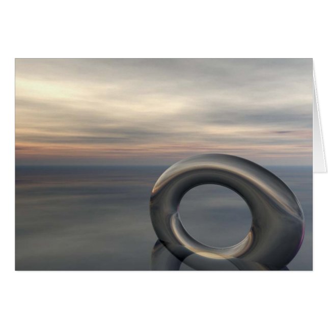 Löftet Ring Hälsningskort (Framsidan Horizontal)