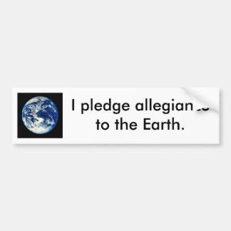Löftetrohet till earth.en bildekal