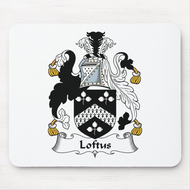 Loftus familjvapensköld musmatta (Framsidan)
