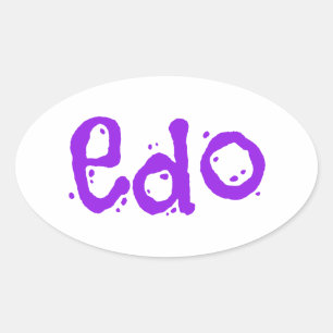 Loful Edo Ovalt Klistermärke