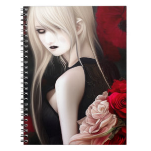 Loful Goth Elf Girl Anteckningsbok