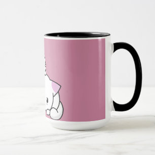 Loful Kittens rosa Mugg