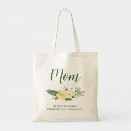 Loful Mamma Blommigt Charming Quote Tygkasse