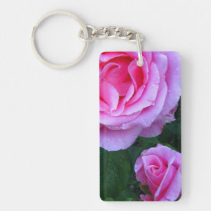 Loful Rosa ros Acrylic Keychain