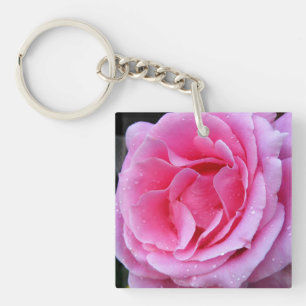 Loful Rosa ros Acrylic Keychain