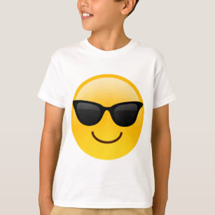 log Ansikte med solglasögon Coola Emoji Tröja